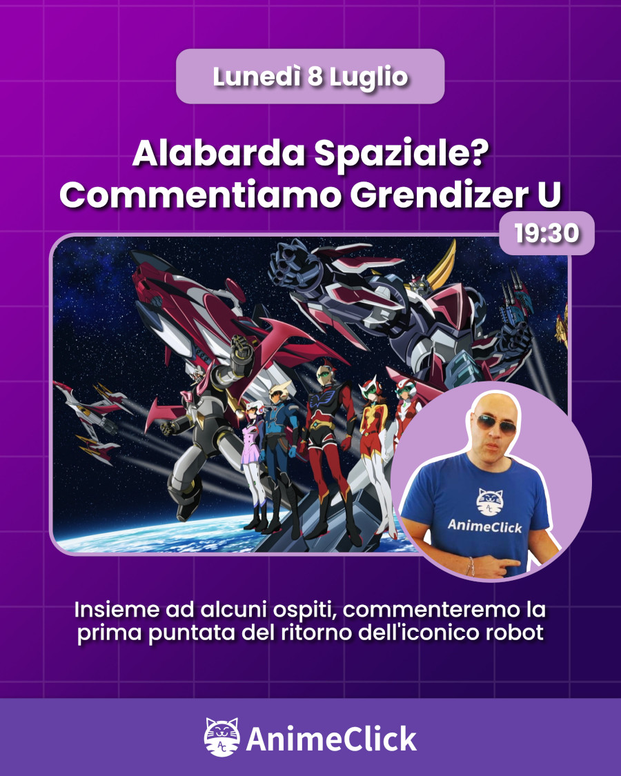 AnimeClick su Twitch: programma dall'8 al 14 luglio